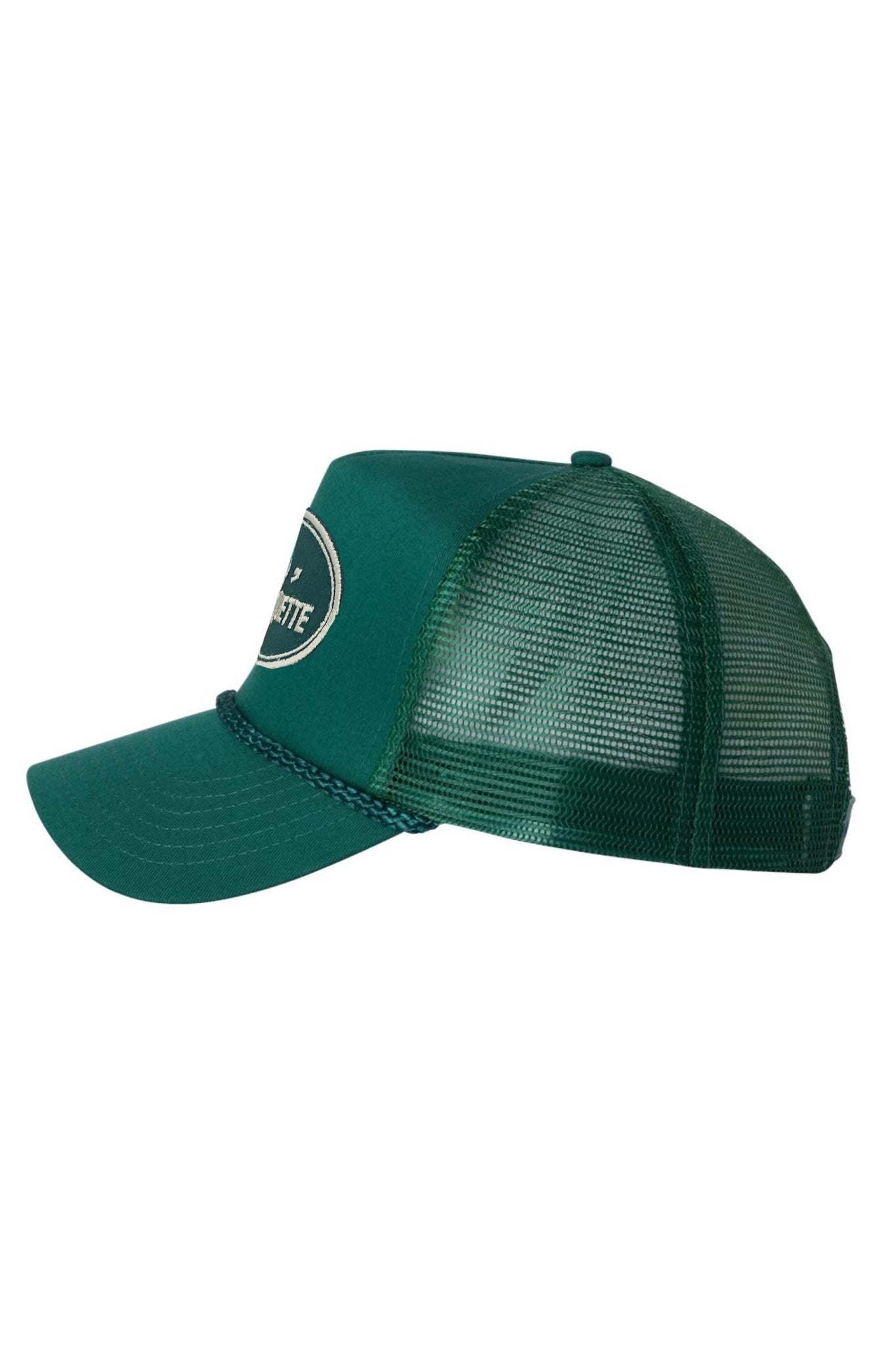 Marquette Trucker Hat-Dark Green